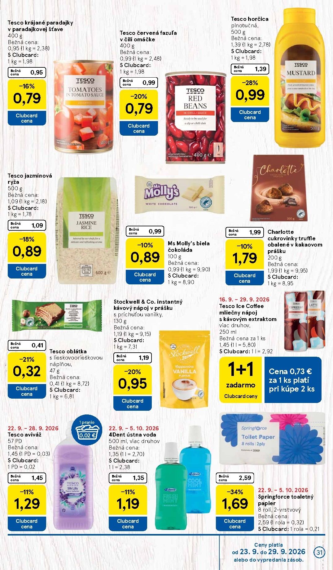 tesco - Nový Tesco leták od stredy, 23.09.2026 do utorka, 29.09.2026 - page: 31