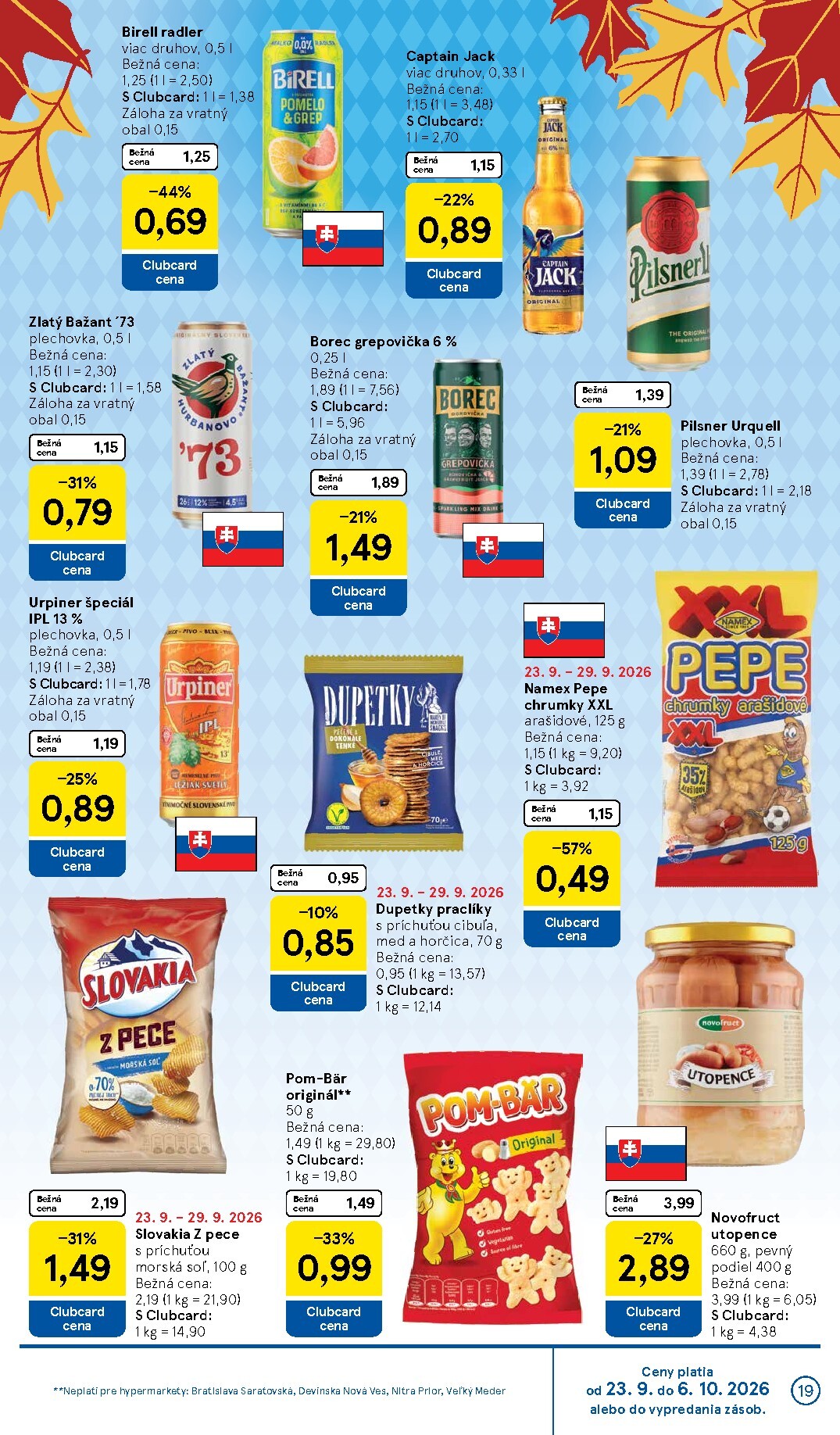 tesco - Nový Tesco leták od stredy, 23.09.2026 do utorka, 29.09.2026 - page: 19