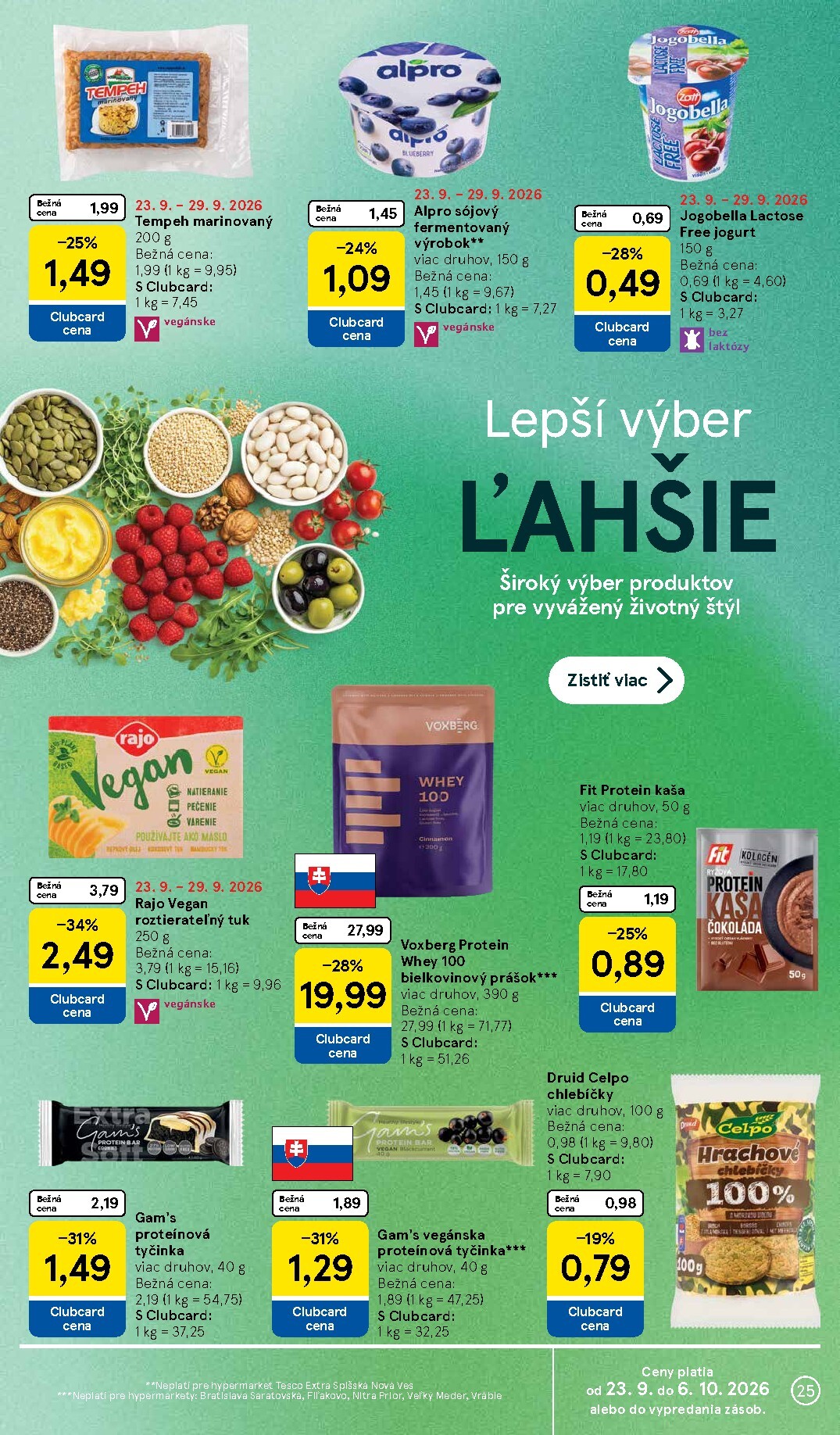 tesco - Nový Tesco leták od stredy, 23.09.2026 do utorka, 29.09.2026 - page: 25