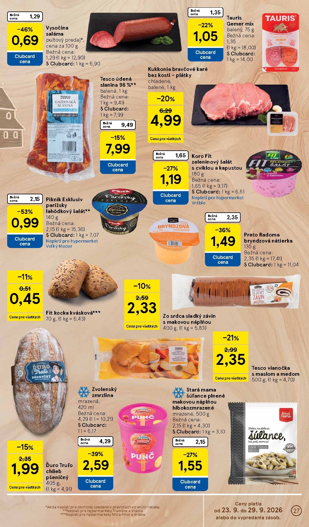 tesco - Nový Tesco leták od stredy, 23.09.2026 do utorka, 29.09.2026 - page: 27