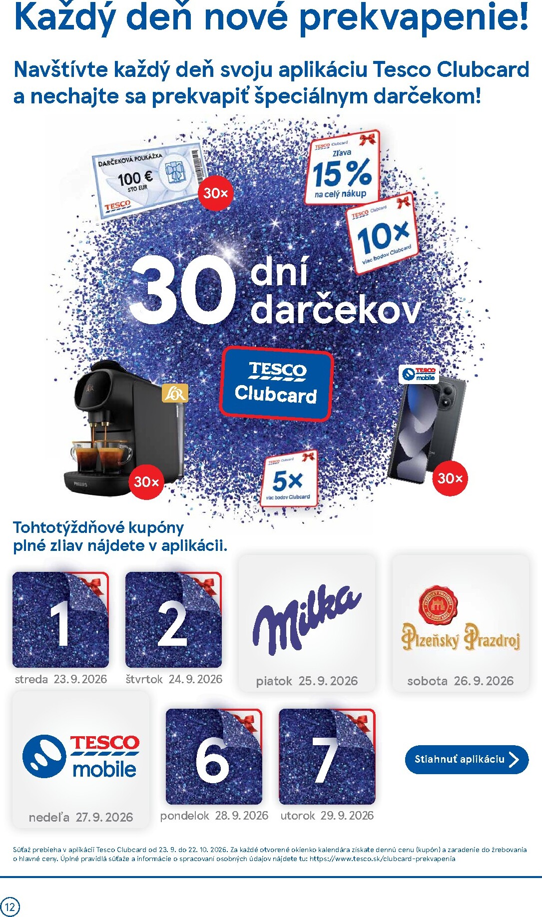 tesco - Nový Tesco supermarket leták od stredy, 23.09.2026 do utorka, 29.09.2026 - page: 12