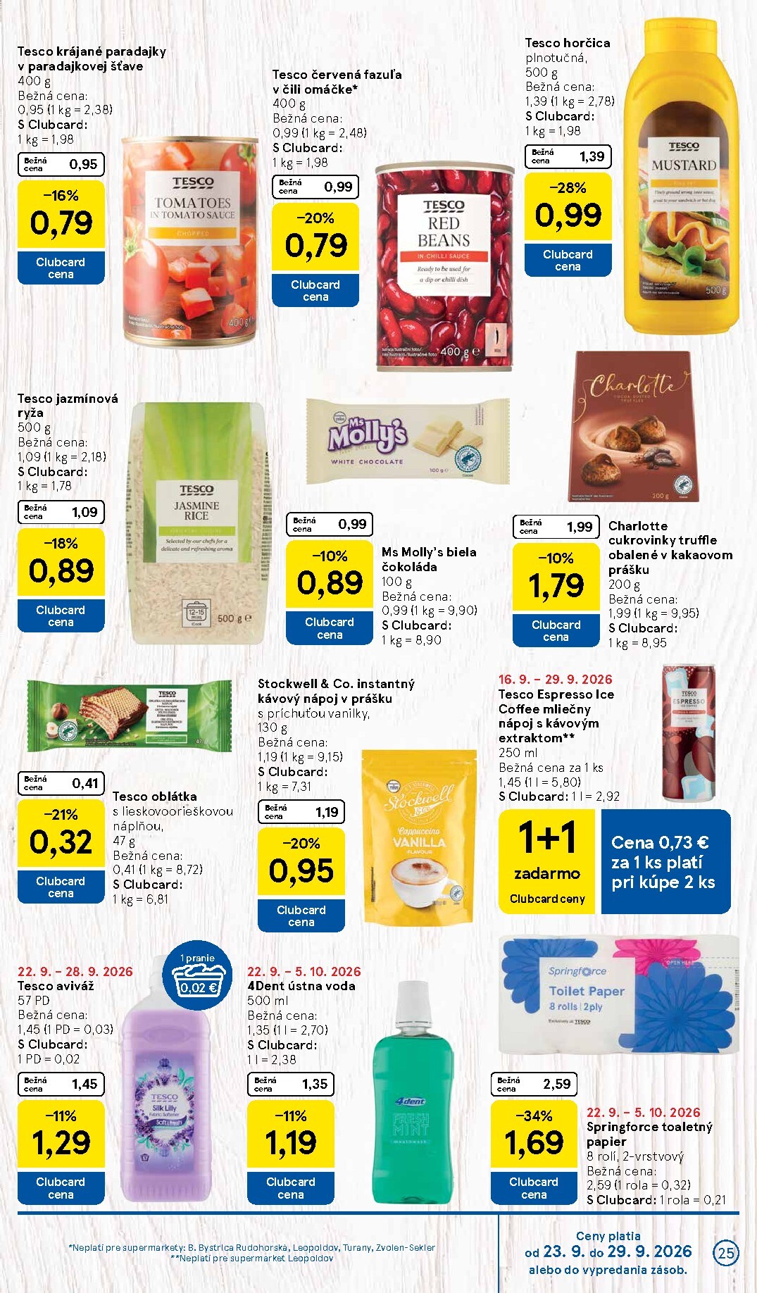 tesco - Nový Tesco supermarket leták od stredy, 23.09.2026 do utorka, 29.09.2026 - page: 25