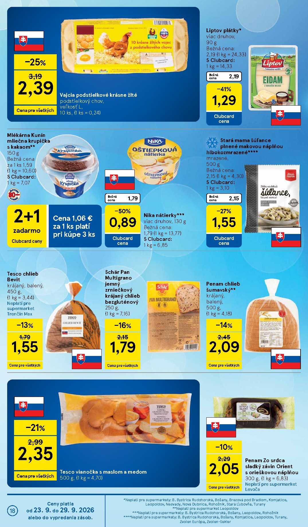 tesco - Nový Tesco supermarket leták od stredy, 23.09.2026 do utorka, 29.09.2026 - page: 18