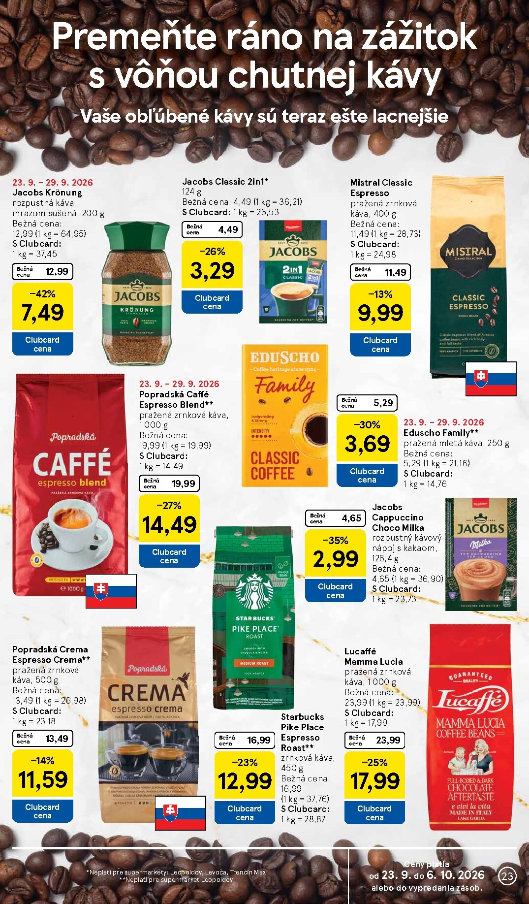 tesco - Nový Tesco supermarket leták od stredy, 23.09.2026 do utorka, 29.09.2026 - page: 23