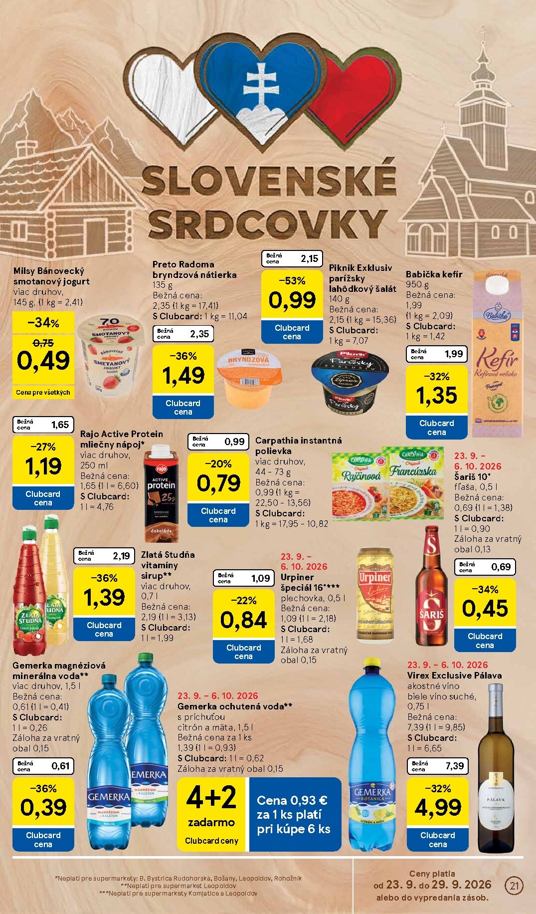tesco - Nový Tesco supermarket leták od stredy, 23.09.2026 do utorka, 29.09.2026 - page: 21