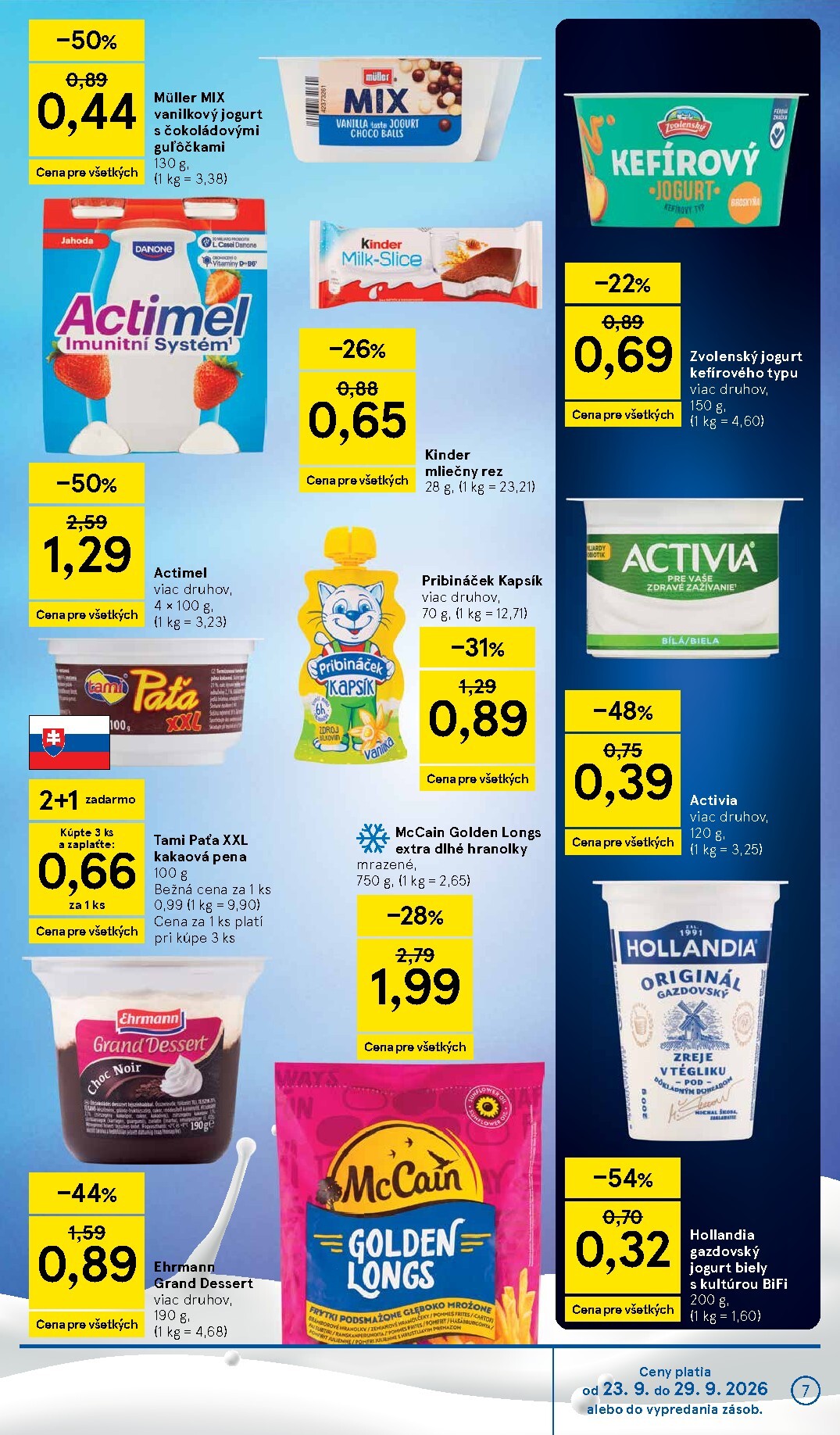 tesco - Nový Tesco supermarket leták od stredy, 23.09.2026 do utorka, 29.09.2026 - page: 7