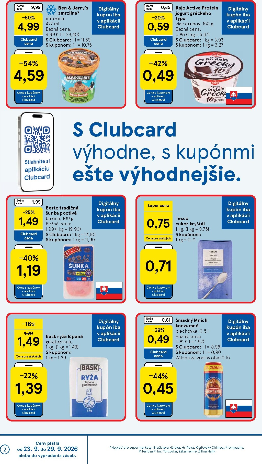 tesco - Nový Tesco supermarket leták od stredy, 23.09.2026 do utorka, 29.09.2026 - page: 2