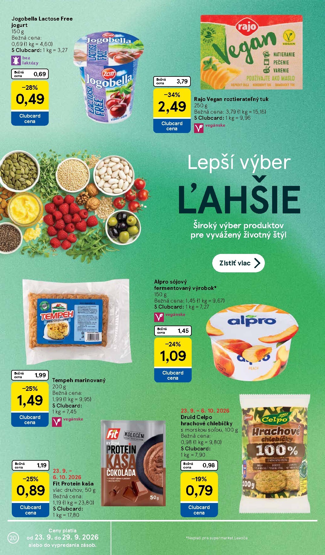tesco - Nový Tesco supermarket leták od stredy, 23.09.2026 do utorka, 29.09.2026 - page: 20