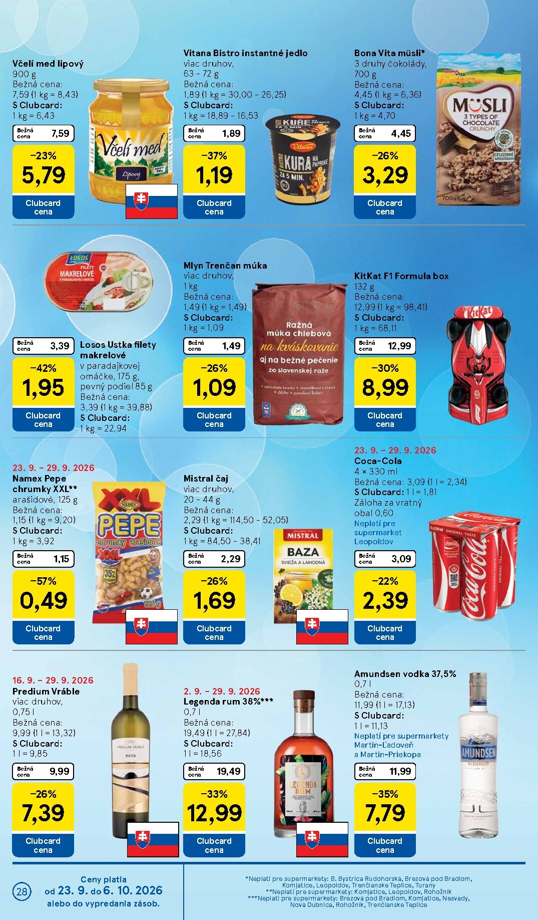 tesco - Nový Tesco supermarket leták od stredy, 23.09.2026 do utorka, 29.09.2026 - page: 28