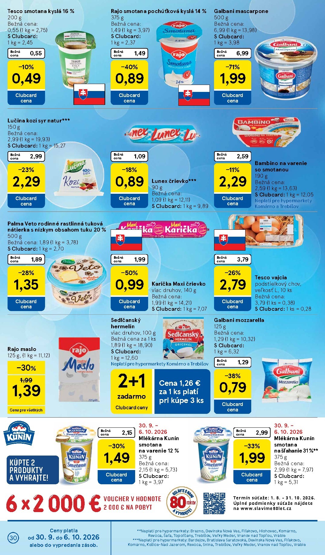 tesco - Nový Tesco leták od stredy, 30.09.2026 do utorka, 06.10.2026 - page: 30