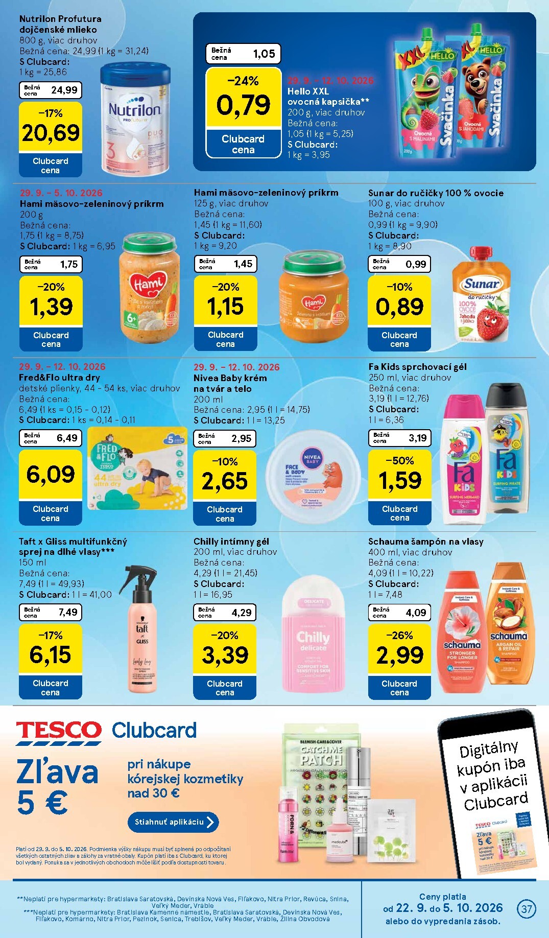 tesco - Nový Tesco leták od stredy, 30.09.2026 do utorka, 06.10.2026 - page: 37