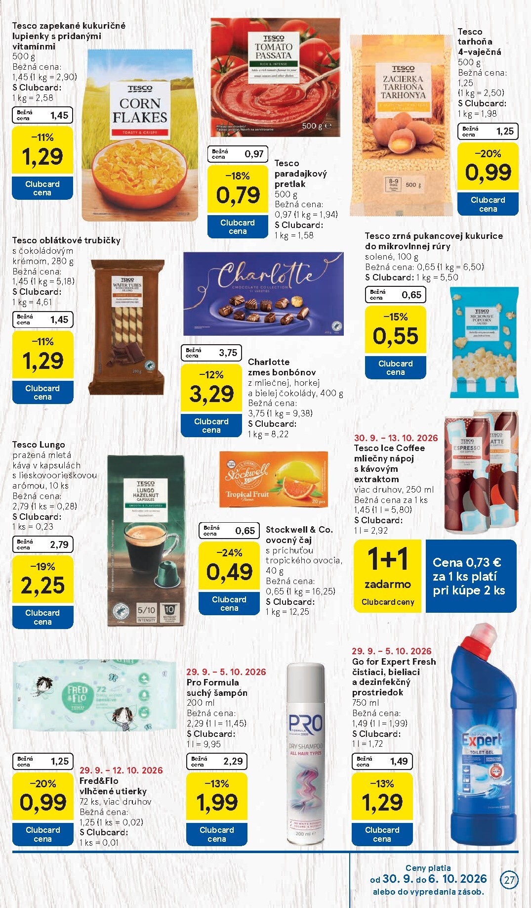 tesco - Nový Tesco leták od stredy, 30.09.2026 do utorka, 06.10.2026 - page: 27