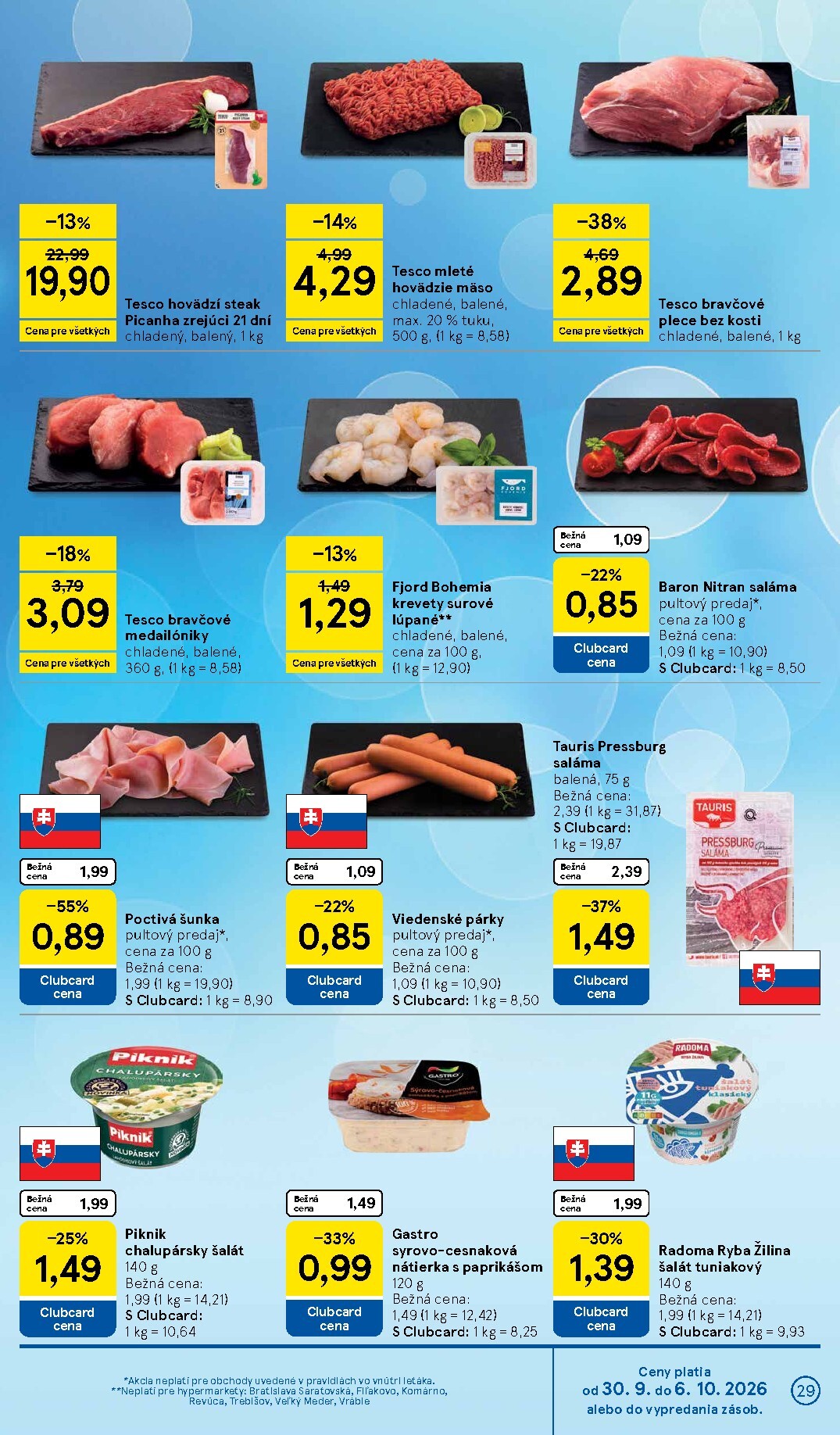 tesco - Nový Tesco leták od stredy, 30.09.2026 do utorka, 06.10.2026 - page: 29