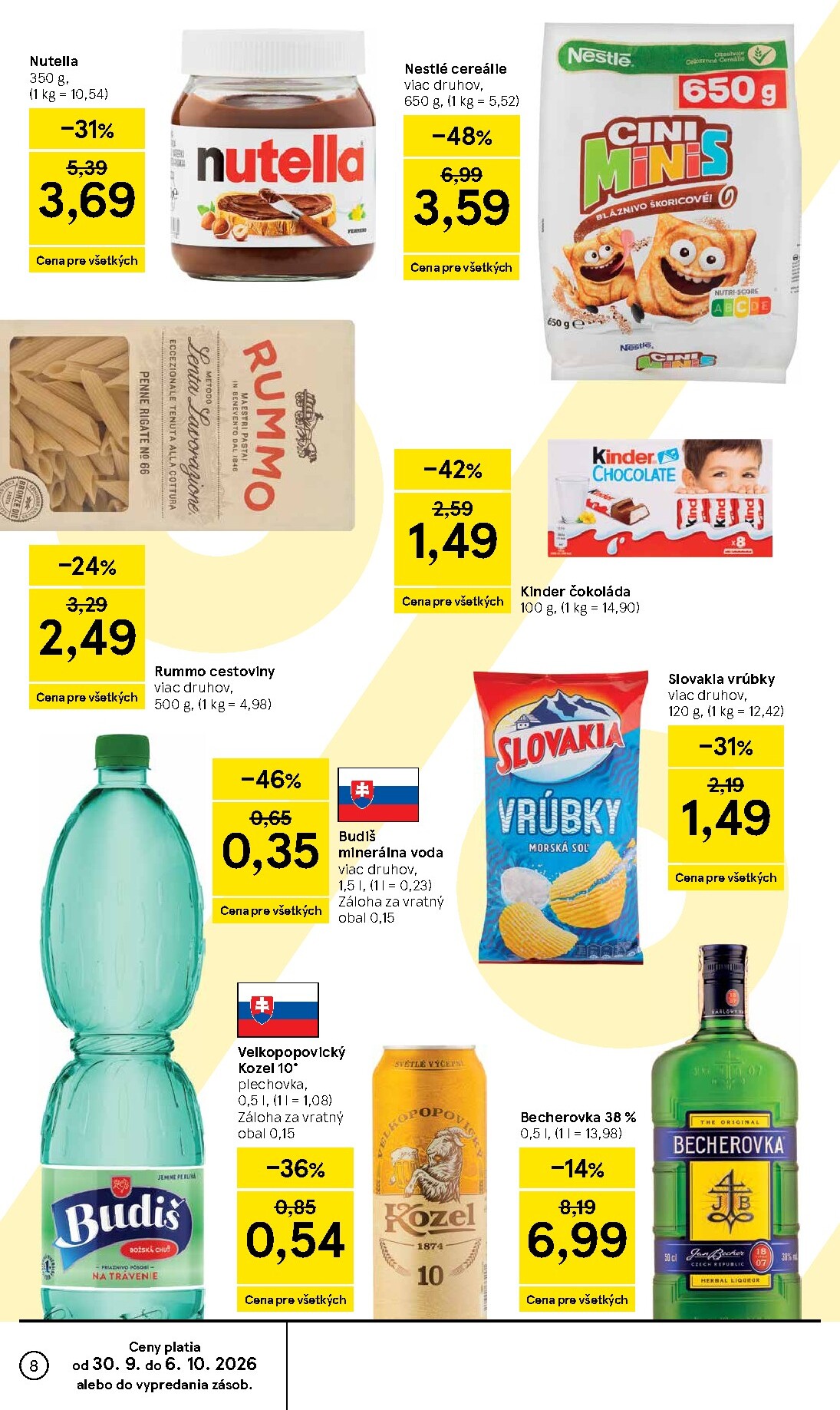 tesco - Nový Tesco leták od stredy, 30.09.2026 do utorka, 06.10.2026 - page: 8