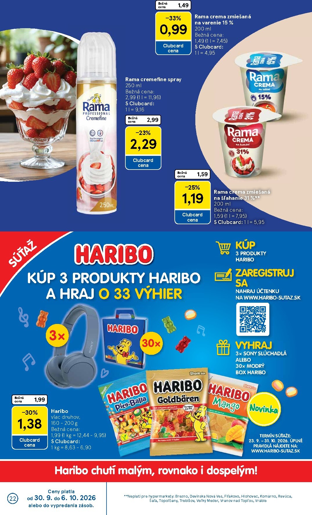 tesco - Nový Tesco leták od stredy, 30.09.2026 do utorka, 06.10.2026 - page: 22