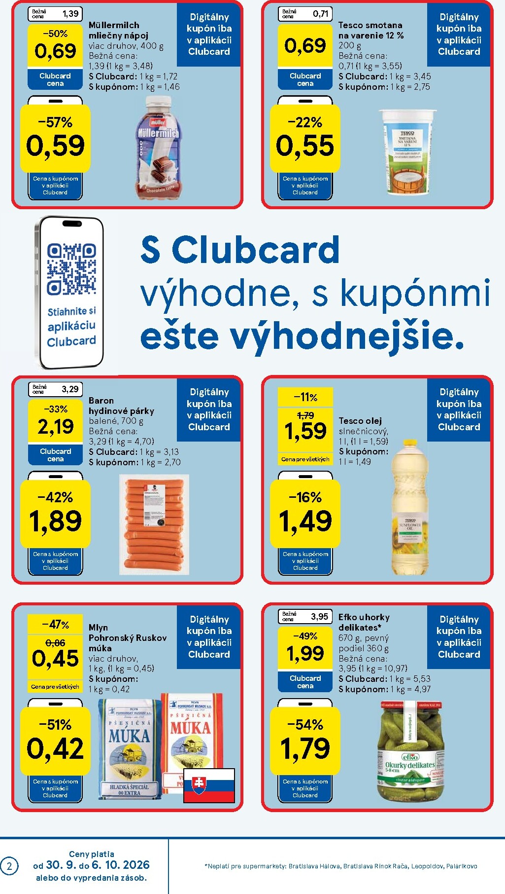 tesco - Nový Tesco supermarket leták od stredy, 30.09.2026 do utorka, 06.10.2026 - page: 2