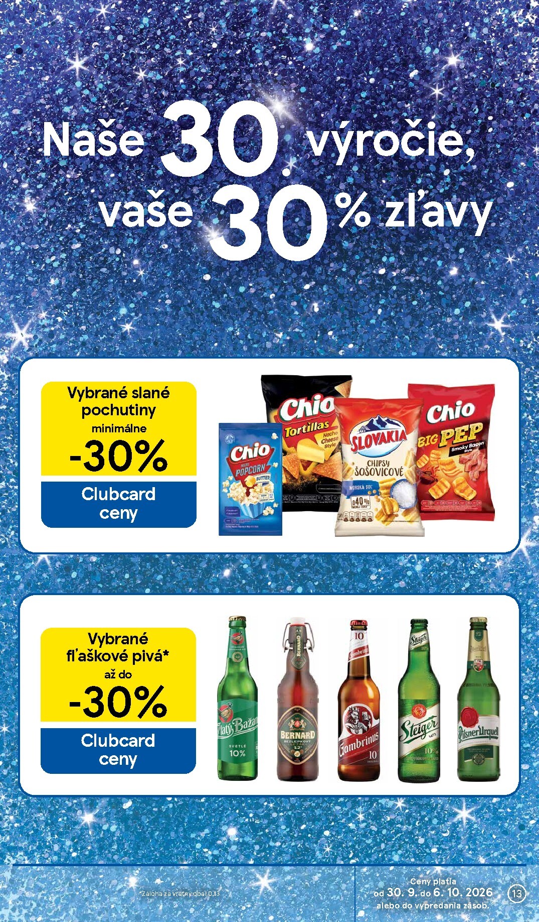 tesco - Nový Tesco supermarket leták od stredy, 30.09.2026 do utorka, 06.10.2026 - page: 13
