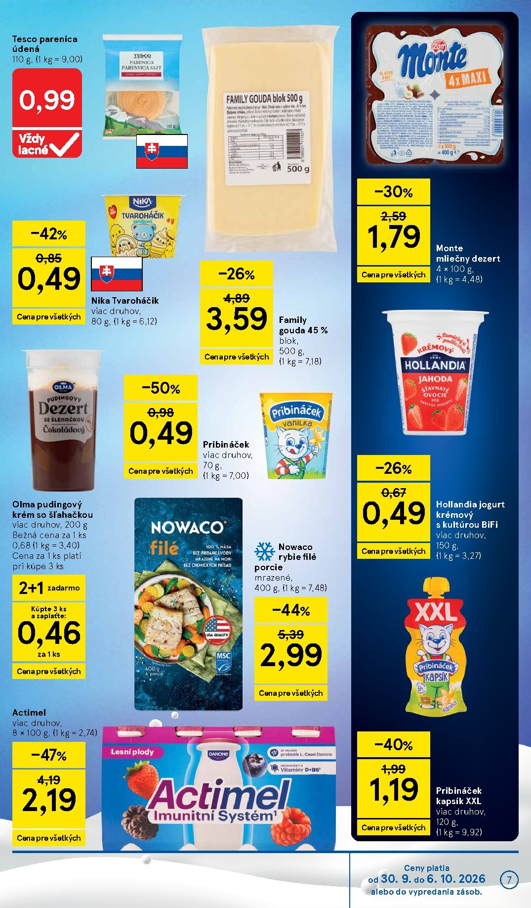 tesco - Nový Tesco supermarket leták od stredy, 30.09.2026 do utorka, 06.10.2026 - page: 7