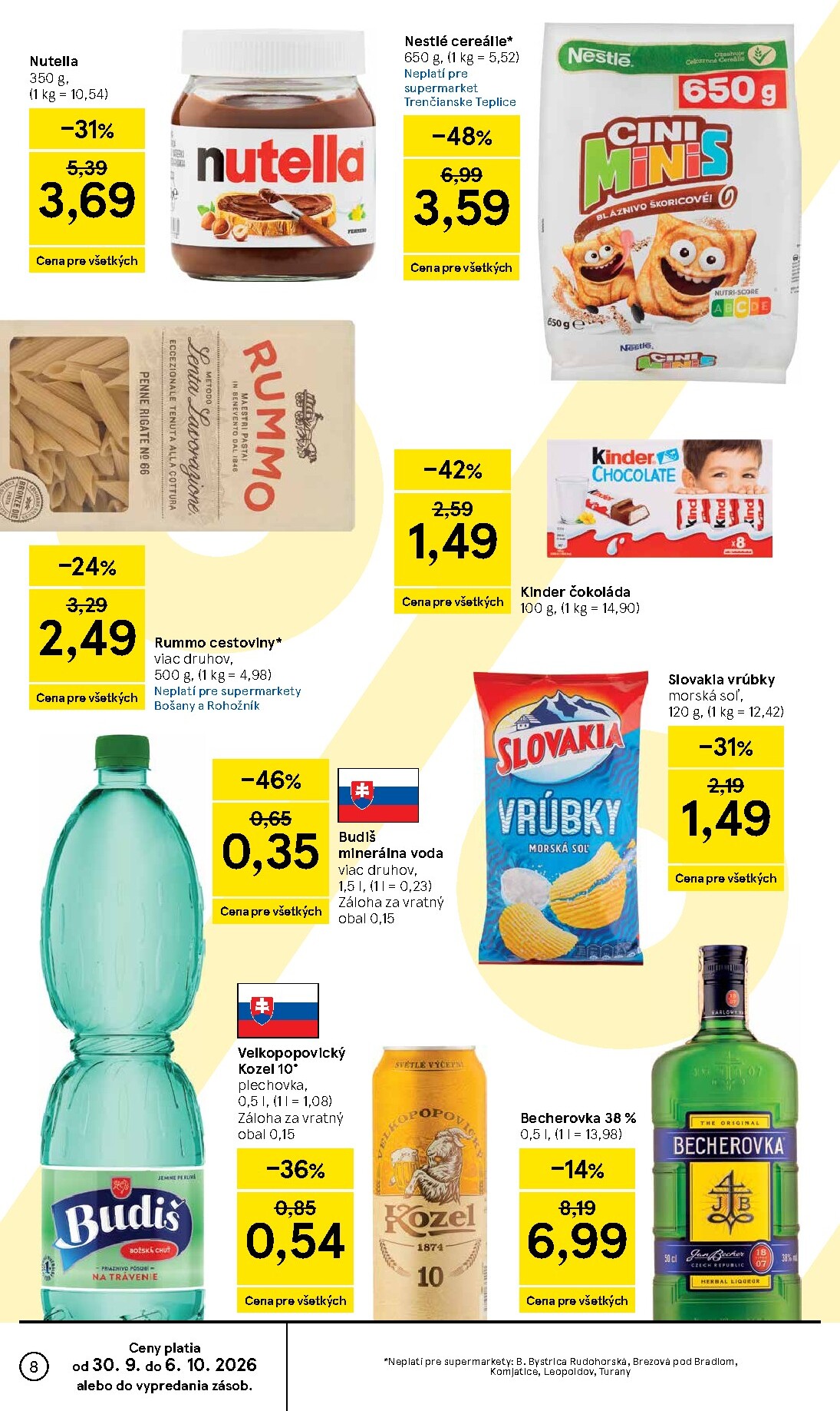 tesco - Nový Tesco supermarket leták od stredy, 30.09.2026 do utorka, 06.10.2026 - page: 8