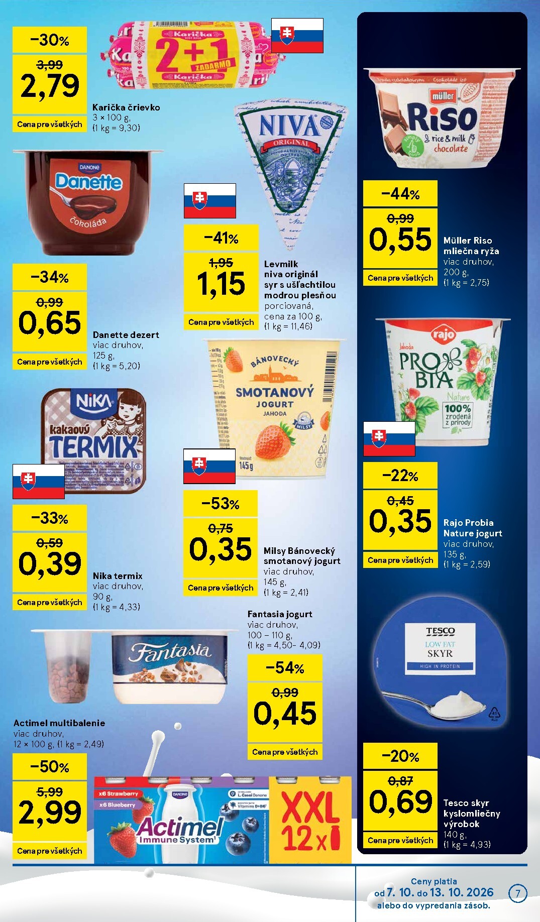 tesco - Nový Tesco leták od stredy, 07.10.2026 do utorka, 13.10.2026 - page: 7