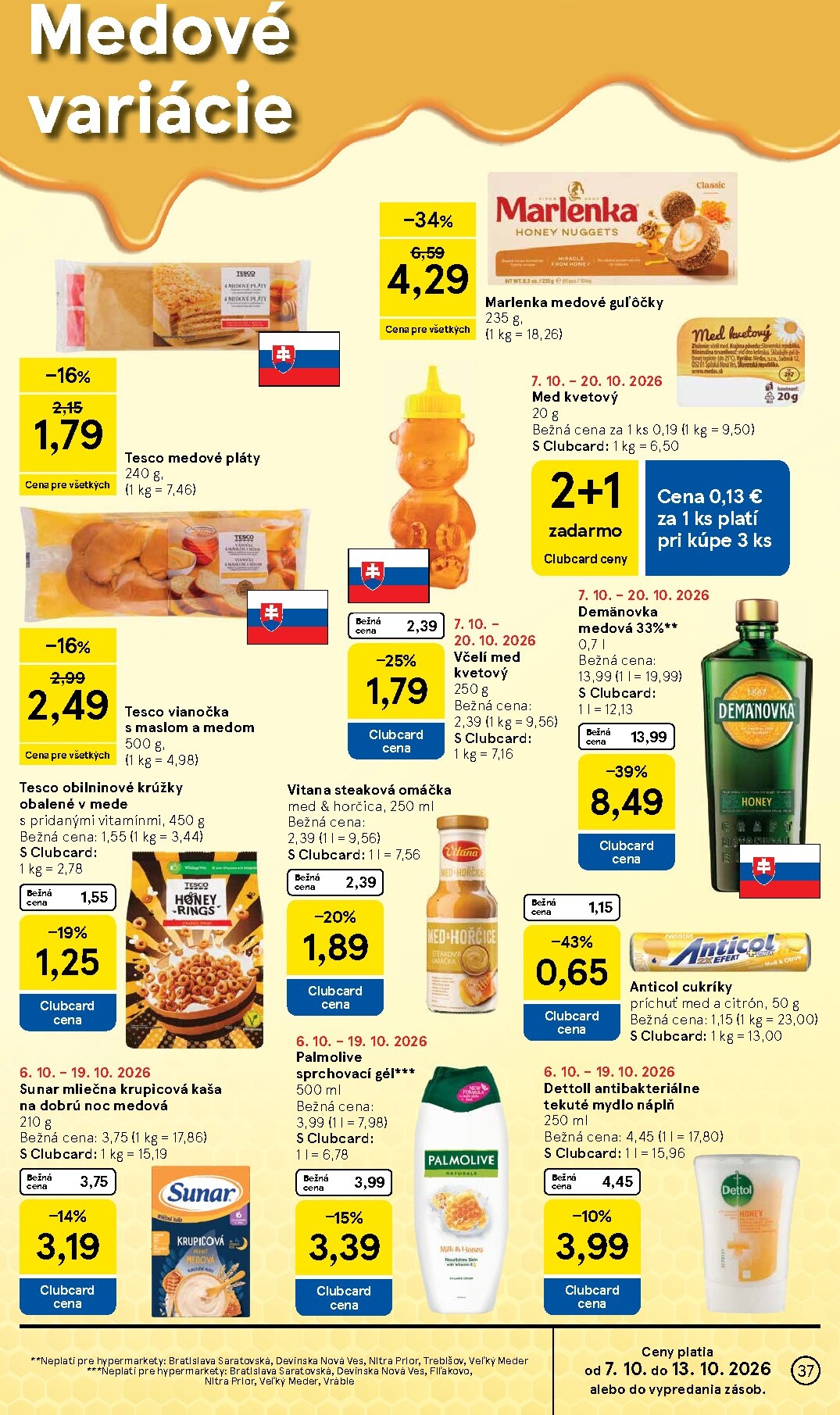tesco - Nový Tesco leták od stredy, 07.10.2026 do utorka, 13.10.2026 - page: 37