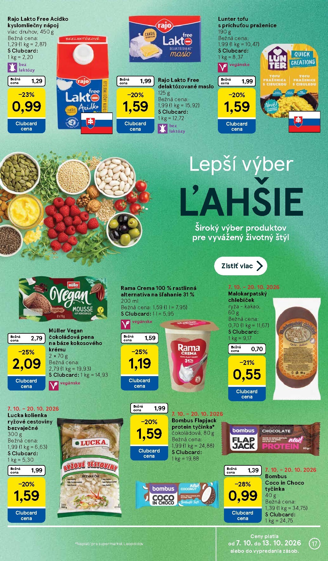 tesco - Nový Tesco supermarket leták od stredy, 07.10.2026 do utorka, 13.10.2026 - page: 17
