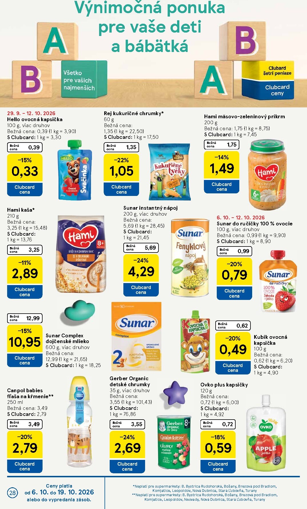 tesco - Nový Tesco supermarket leták od stredy, 07.10.2026 do utorka, 13.10.2026 - page: 28