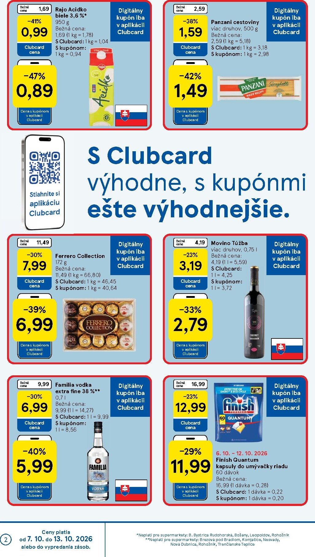 tesco - Nový Tesco supermarket leták od stredy, 07.10.2026 do utorka, 13.10.2026 - page: 2