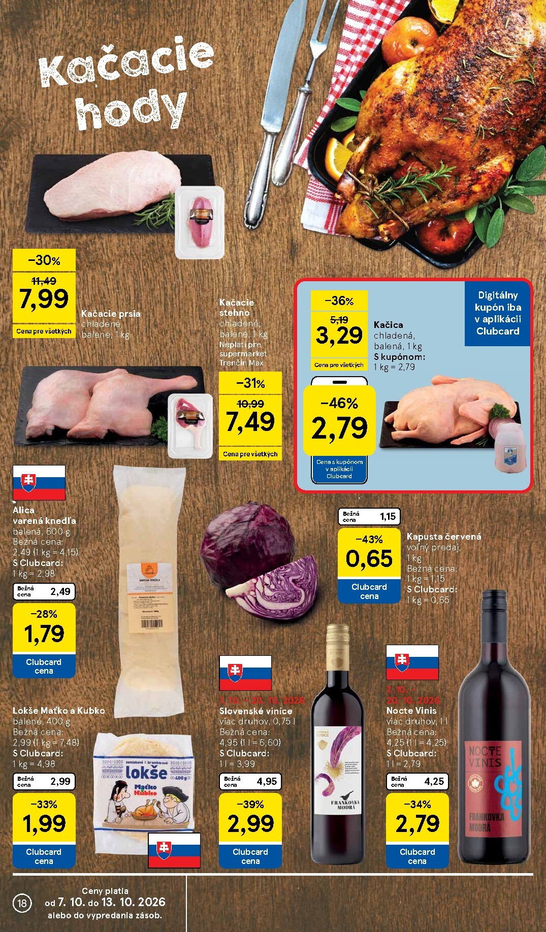 tesco - Nový Tesco supermarket leták od stredy, 07.10.2026 do utorka, 13.10.2026 - page: 18