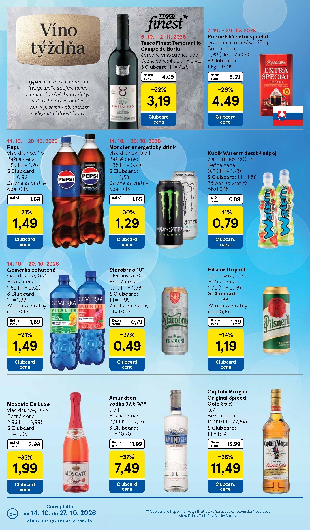 tesco - Nový Tesco leták od stredy, 14.10.2026 do utorka, 20.10.2026 - page: 34