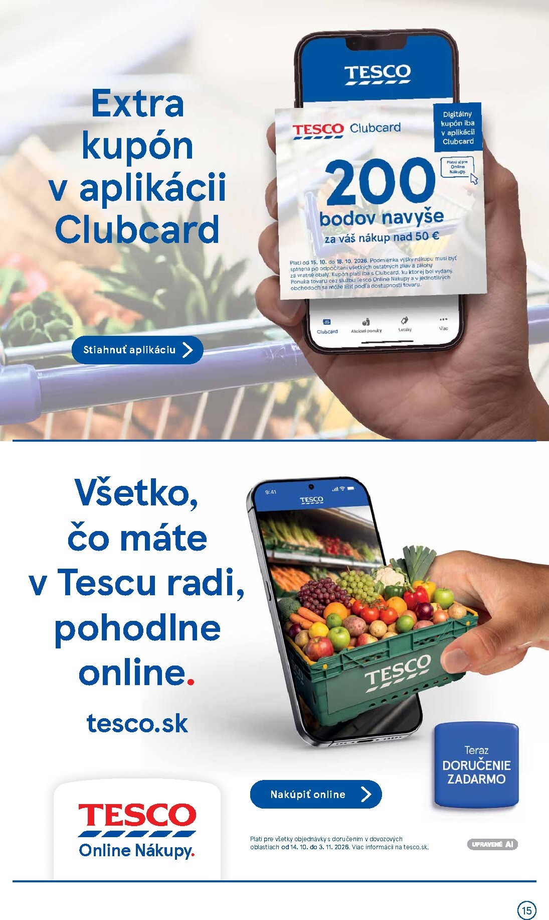 tesco - Nový Tesco leták od stredy, 14.10.2026 do utorka, 20.10.2026 - page: 15