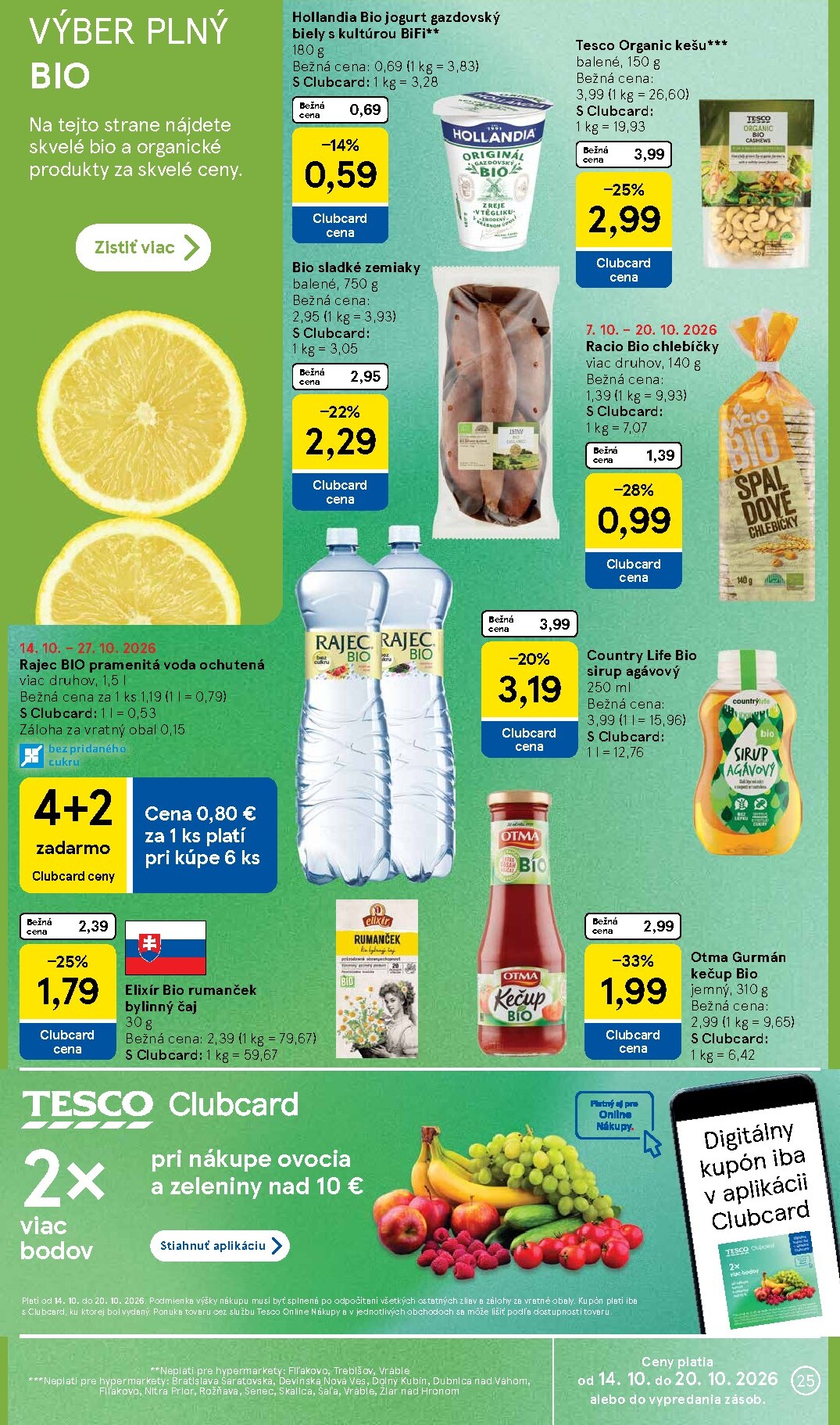 tesco - Nový Tesco leták od stredy, 14.10.2026 do utorka, 20.10.2026 - page: 25