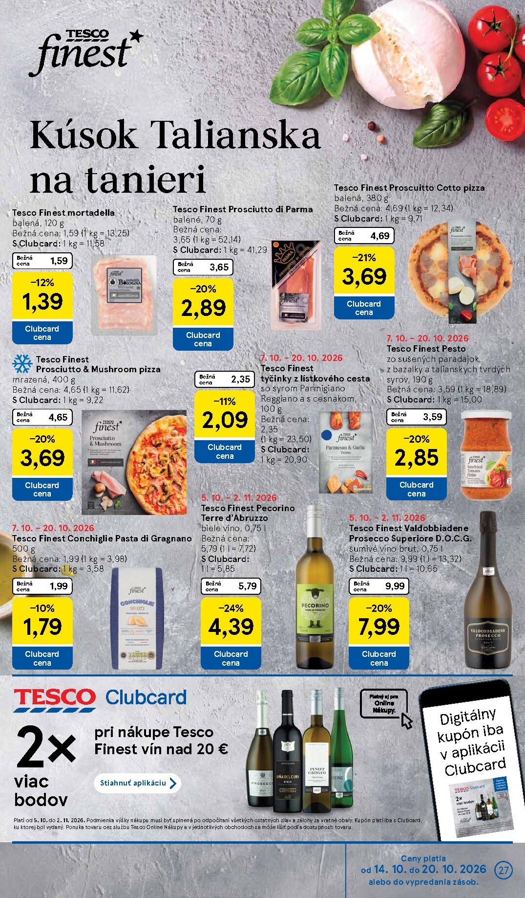 tesco - Nový Tesco leták od stredy, 14.10.2026 do utorka, 20.10.2026 - page: 27