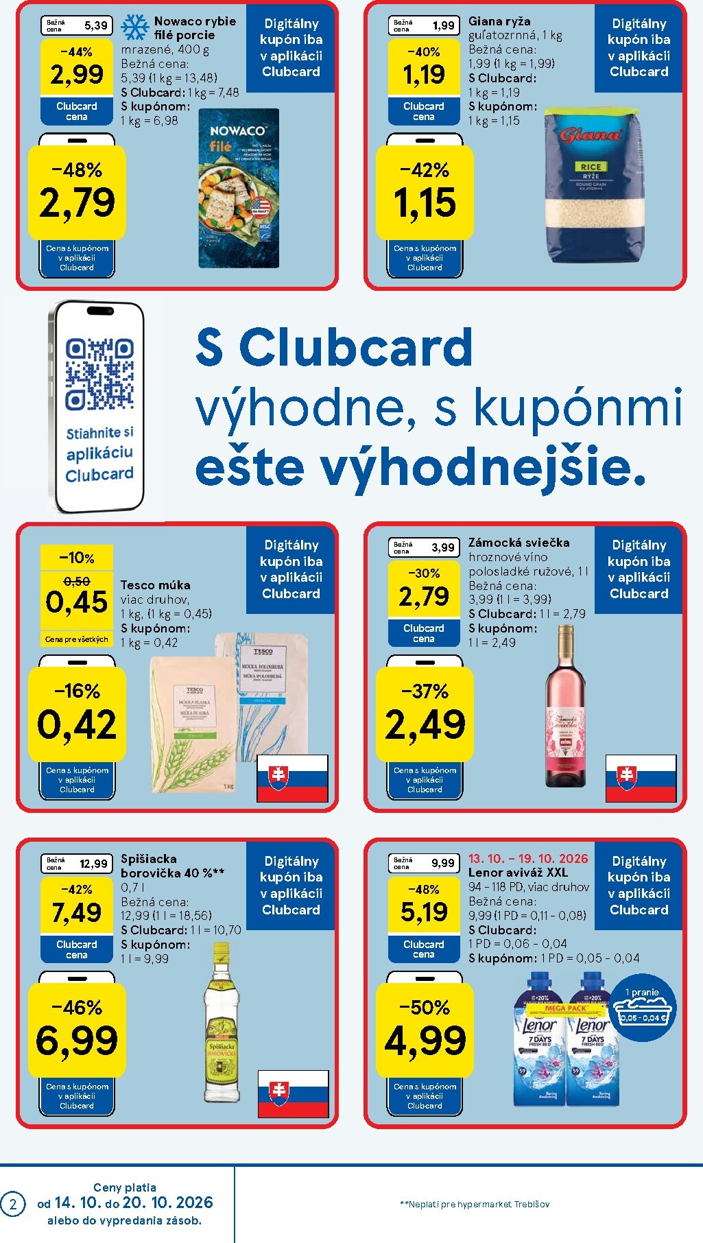 tesco - Nový Tesco leták od stredy, 14.10.2026 do utorka, 20.10.2026 - page: 2