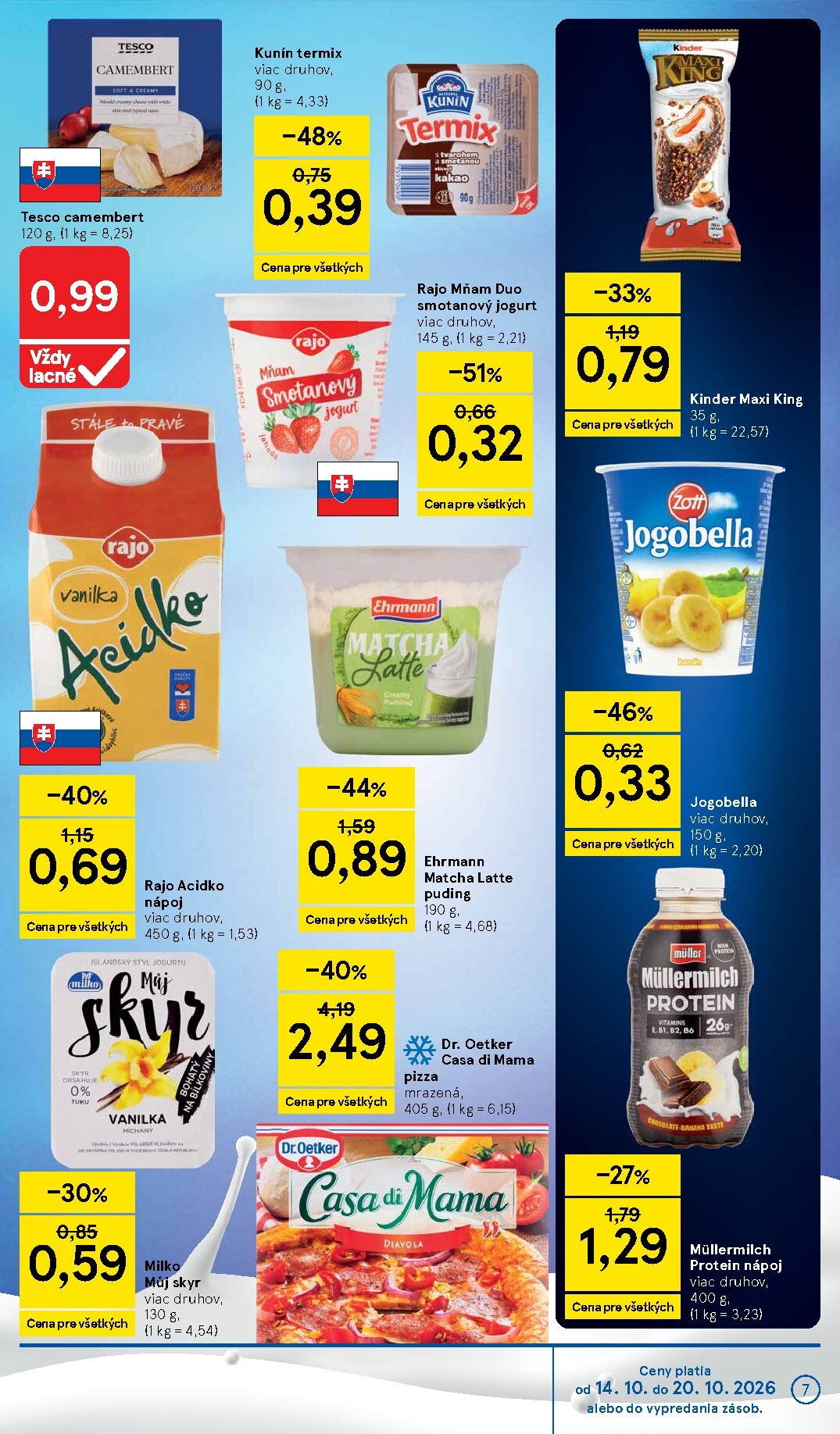 tesco - Nový Tesco supermarket leták od stredy, 14.10.2026 do utorka, 20.10.2026 - page: 7