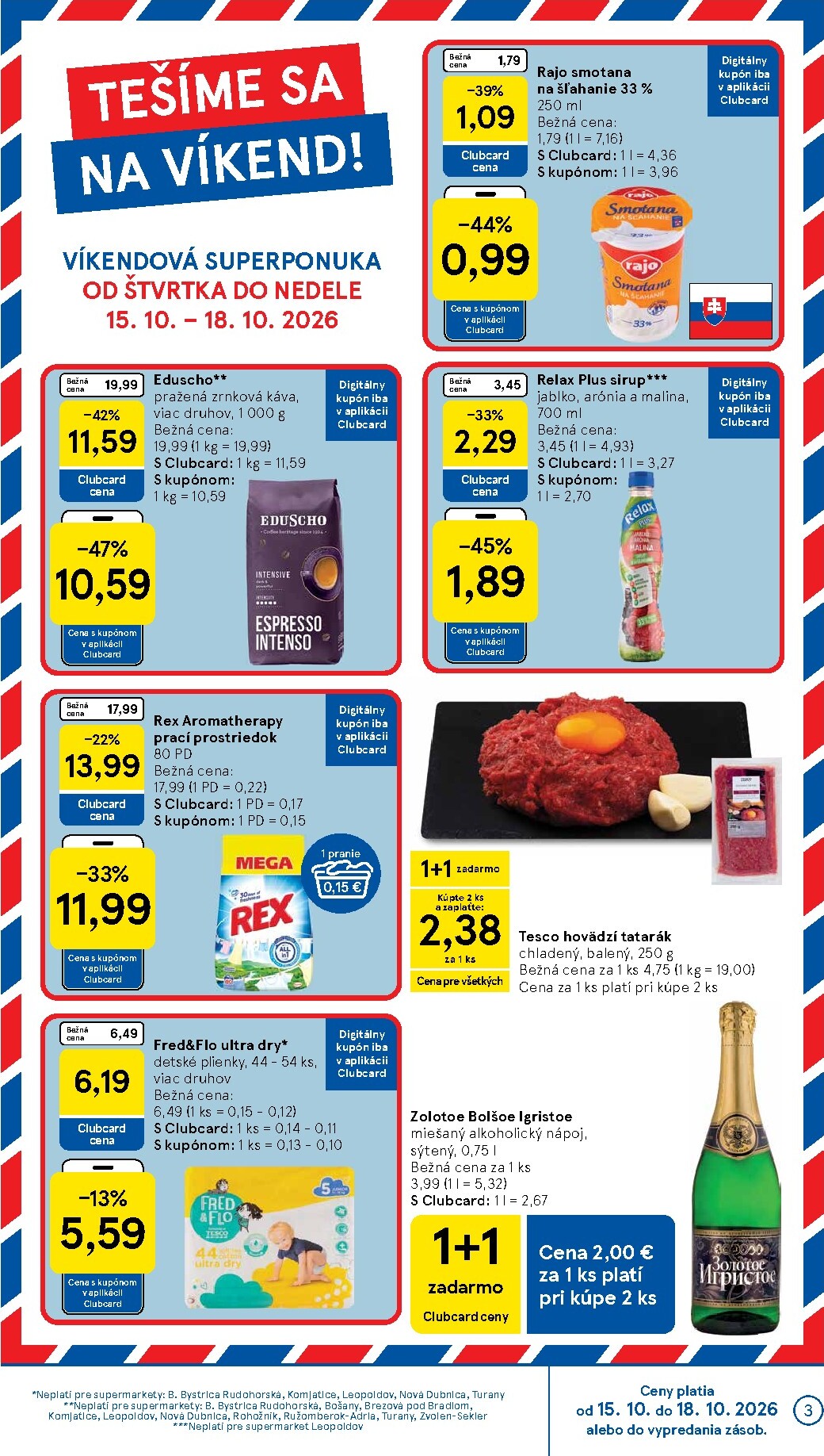 tesco - Nový Tesco supermarket leták od stredy, 14.10.2026 do utorka, 20.10.2026 - page: 3