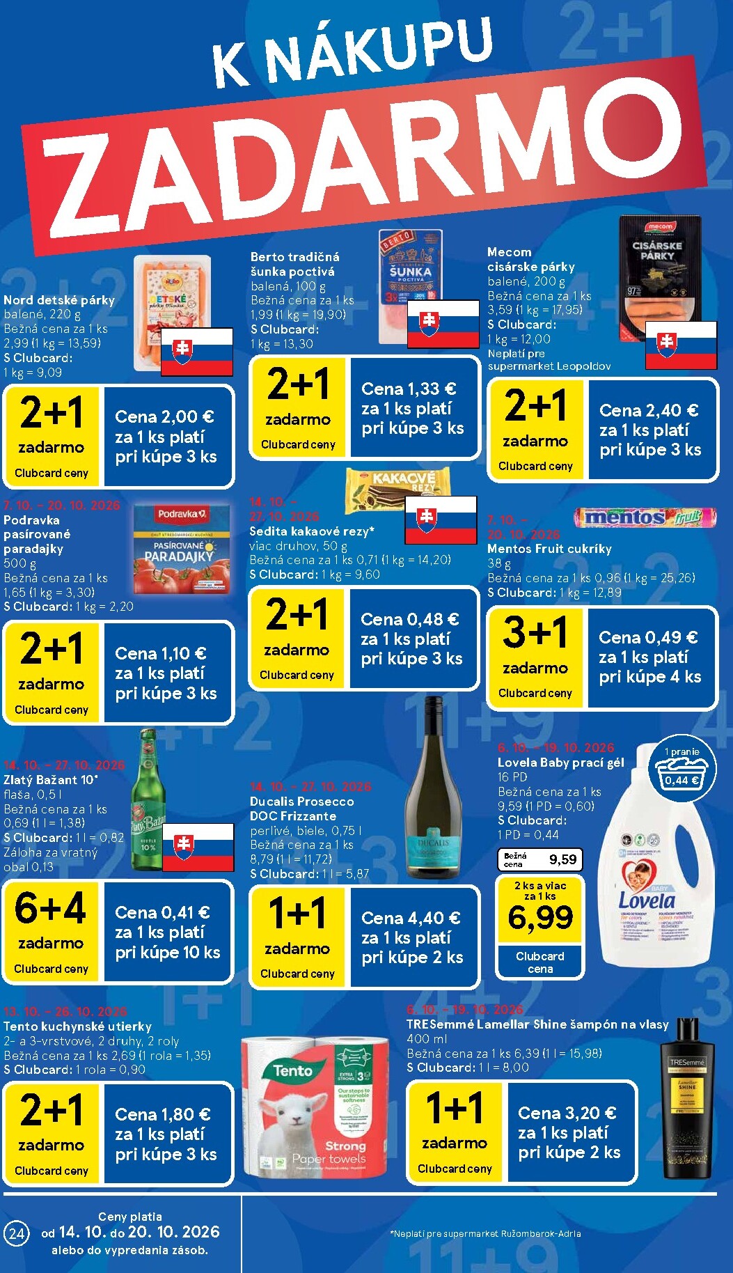 tesco - Nový Tesco supermarket leták od stredy, 14.10.2026 do utorka, 20.10.2026 - page: 24