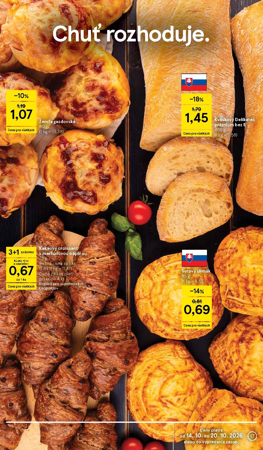 tesco - Nový Tesco supermarket leták od stredy, 14.10.2026 do utorka, 20.10.2026 - page: 17