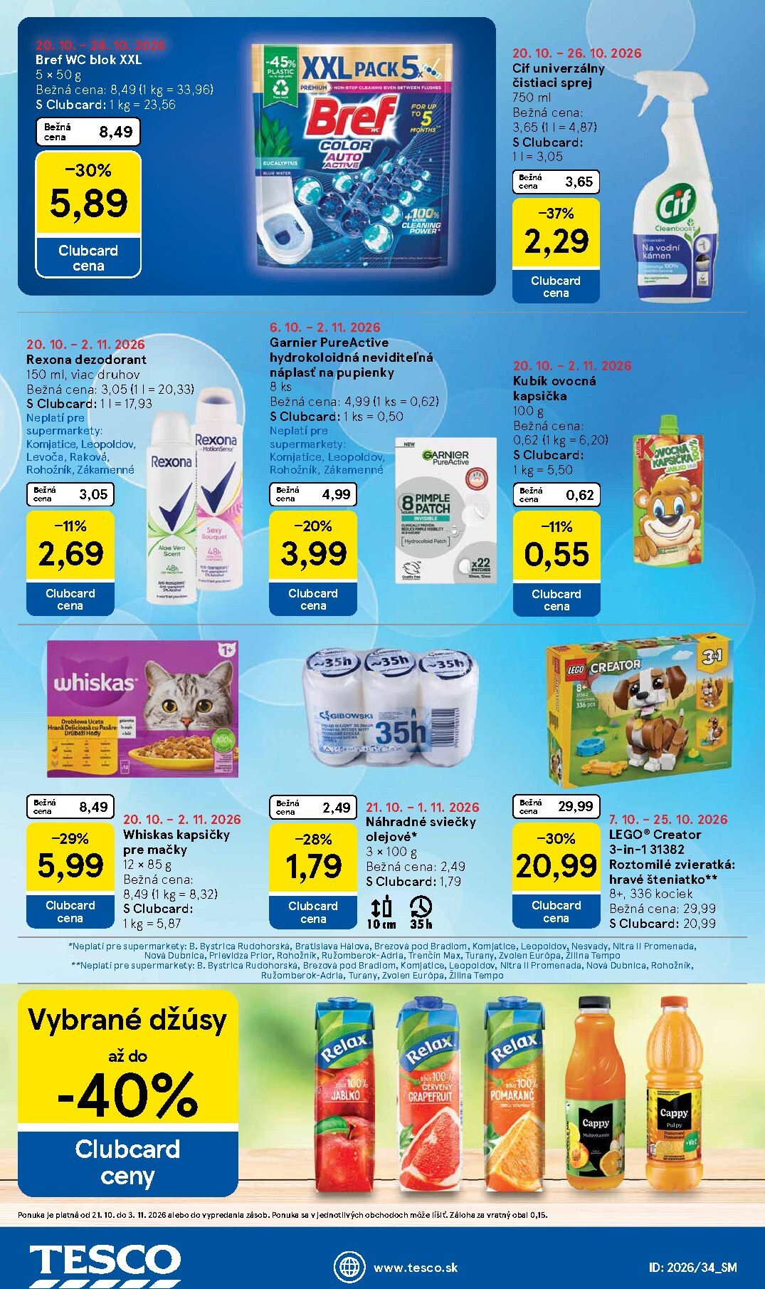 tesco - Nový Tesco supermarket leták od stredy, 21.10.2026 do utorka, 27.10.2026 - page: 26