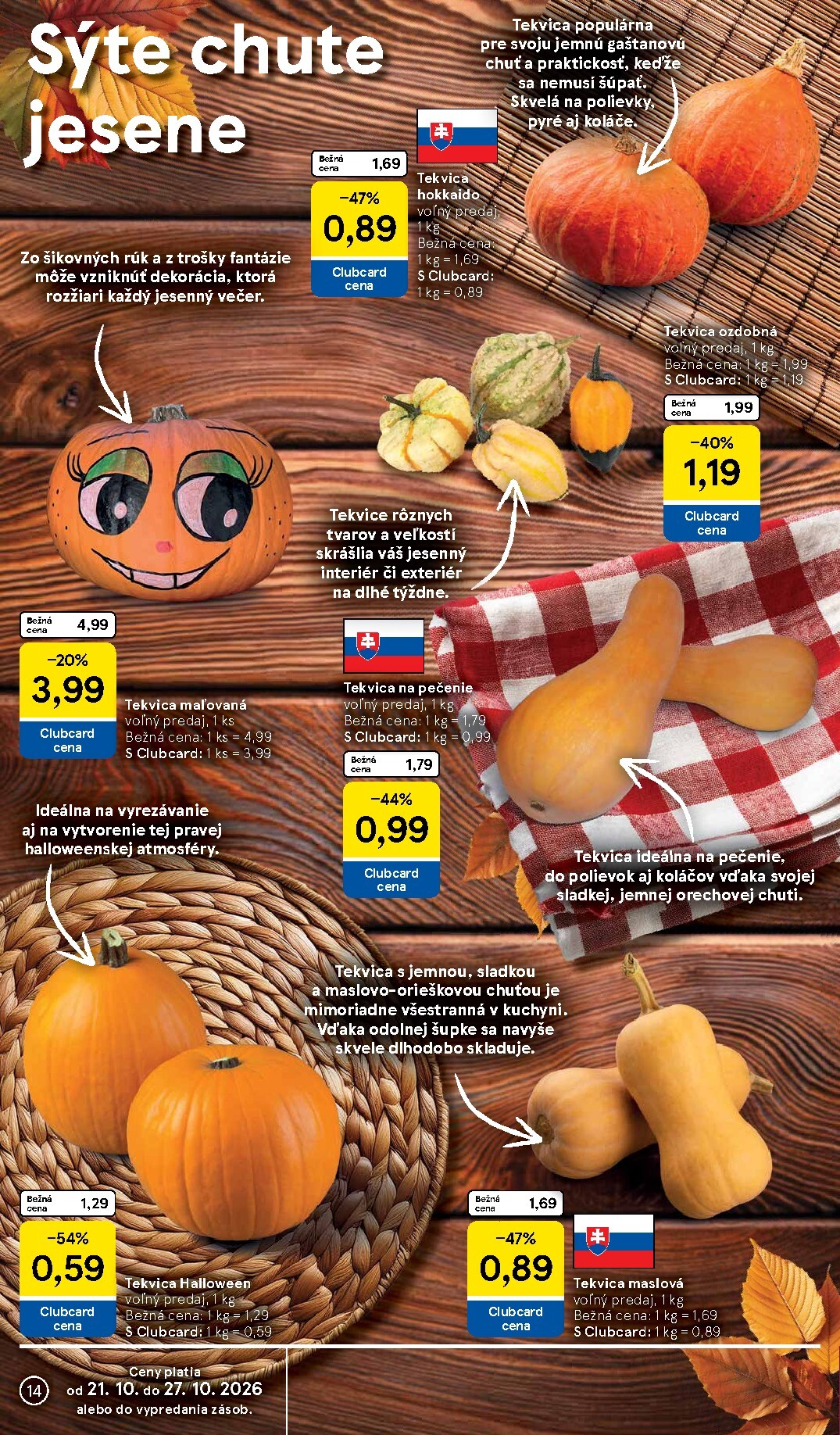 tesco - Nový Tesco supermarket leták od stredy, 21.10.2026 do utorka, 27.10.2026 - page: 14