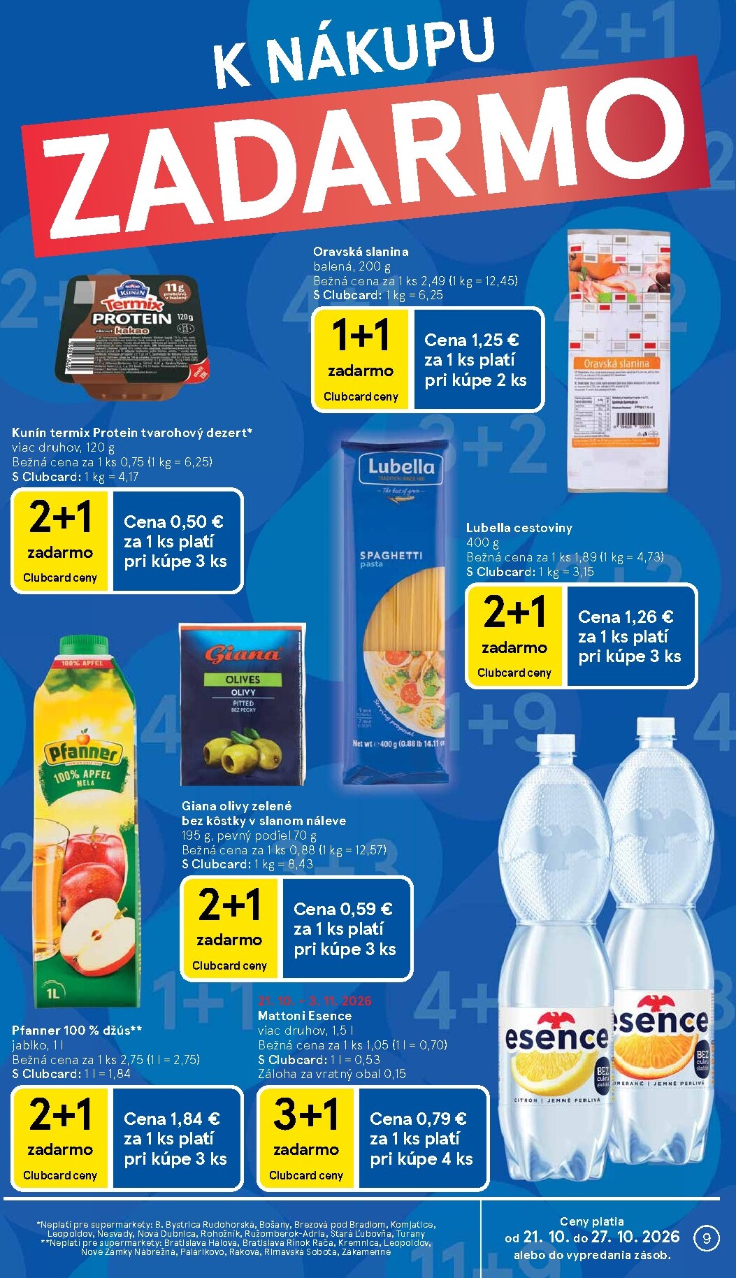 tesco - Nový Tesco supermarket leták od stredy, 21.10.2026 do utorka, 27.10.2026 - page: 9