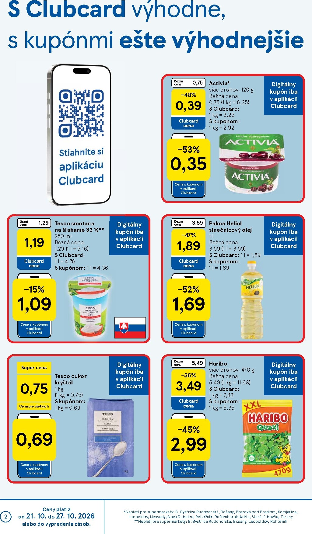 tesco - Nový Tesco supermarket leták od stredy, 21.10.2026 do utorka, 27.10.2026 - page: 2