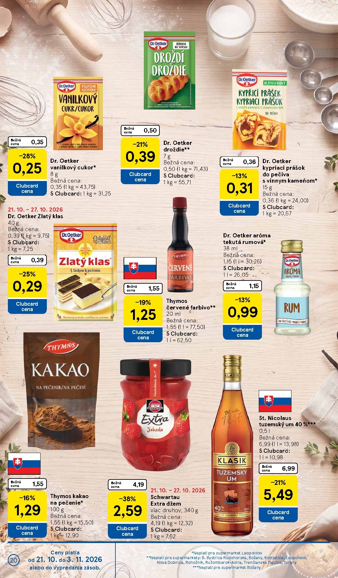tesco - Nový Tesco supermarket leták od stredy, 21.10.2026 do utorka, 27.10.2026 - page: 20