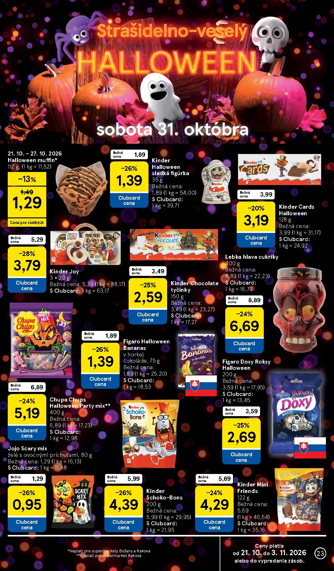 tesco - Nový Tesco supermarket leták od stredy, 21.10.2026 do utorka, 27.10.2026 - page: 23
