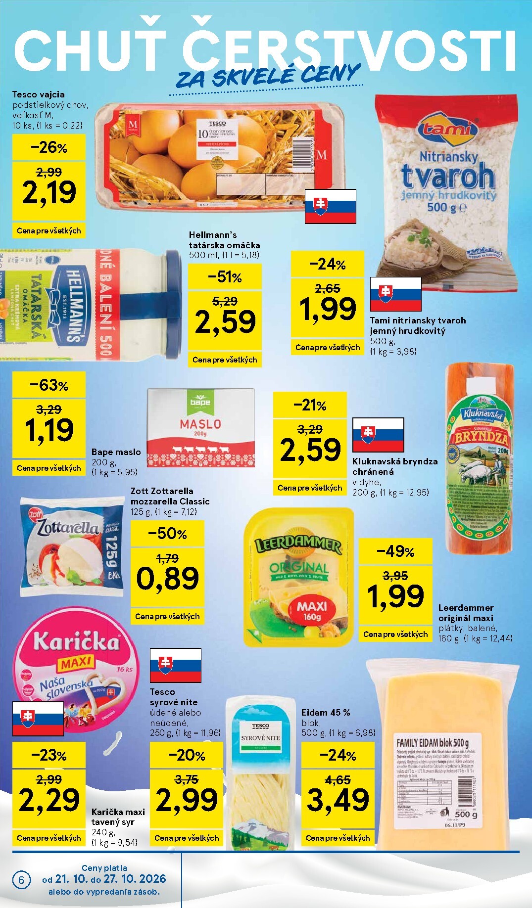 tesco - Nový Tesco supermarket leták od stredy, 21.10.2026 do utorka, 27.10.2026 - page: 6