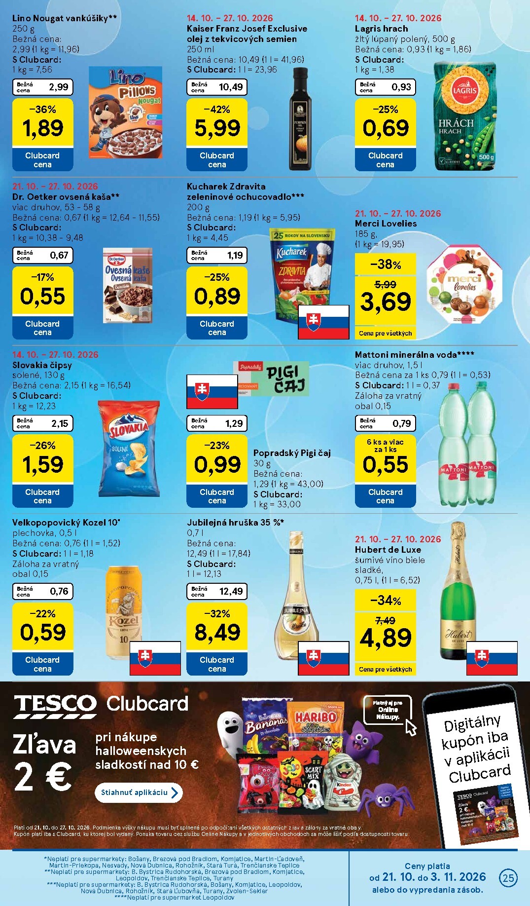 tesco - Nový Tesco supermarket leták od stredy, 21.10.2026 do utorka, 27.10.2026 - page: 25