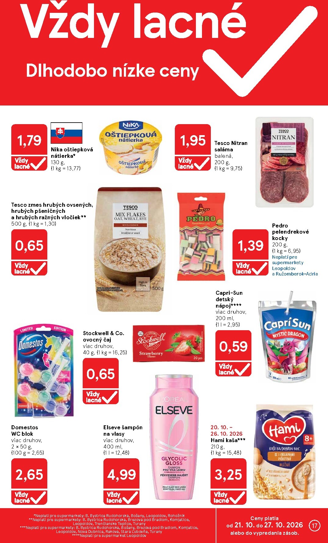 tesco - Nový Tesco supermarket leták od stredy, 21.10.2026 do utorka, 27.10.2026 - page: 17