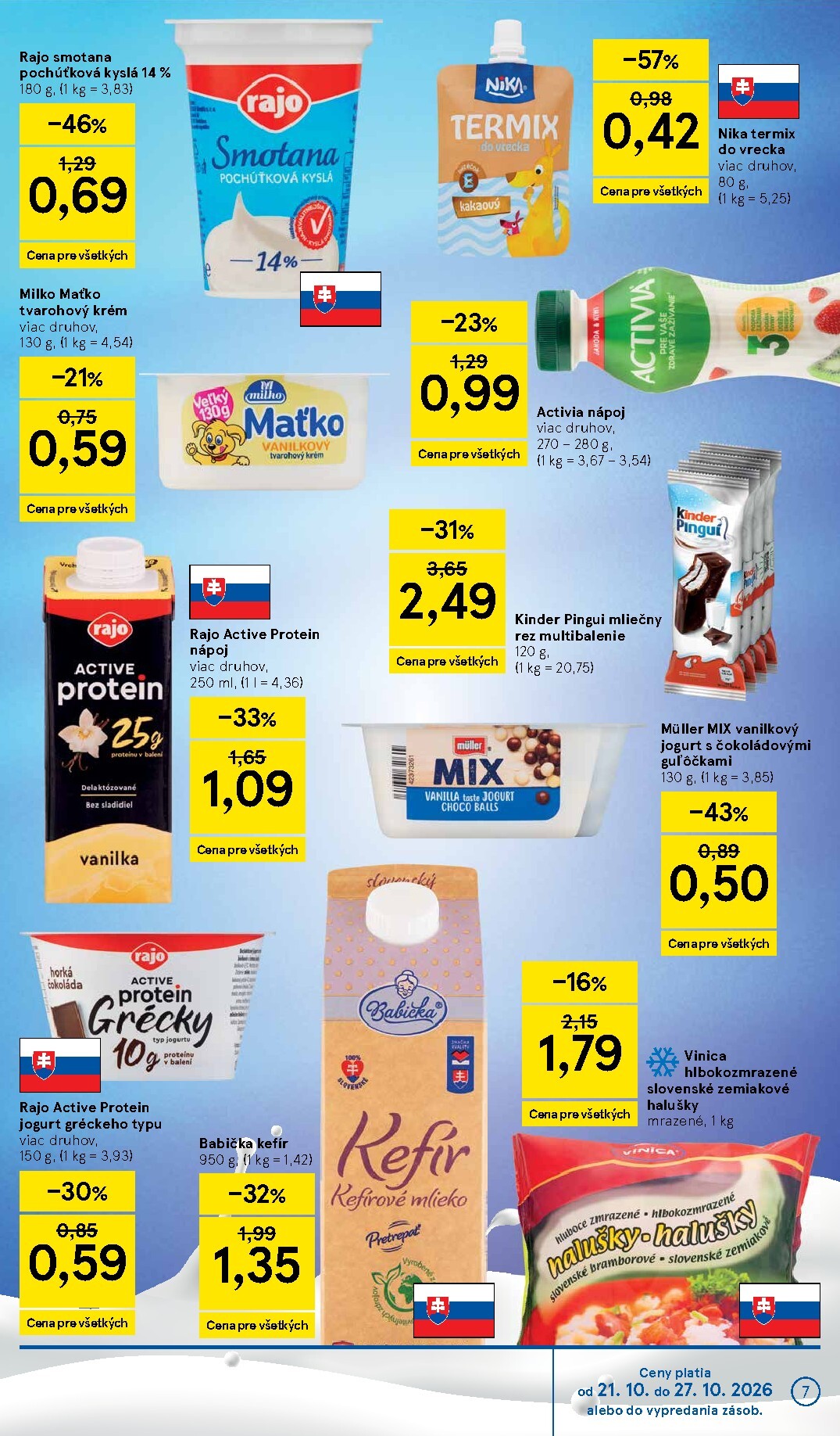 tesco - Nový Tesco supermarket leták od stredy, 21.10.2026 do utorka, 27.10.2026 - page: 7