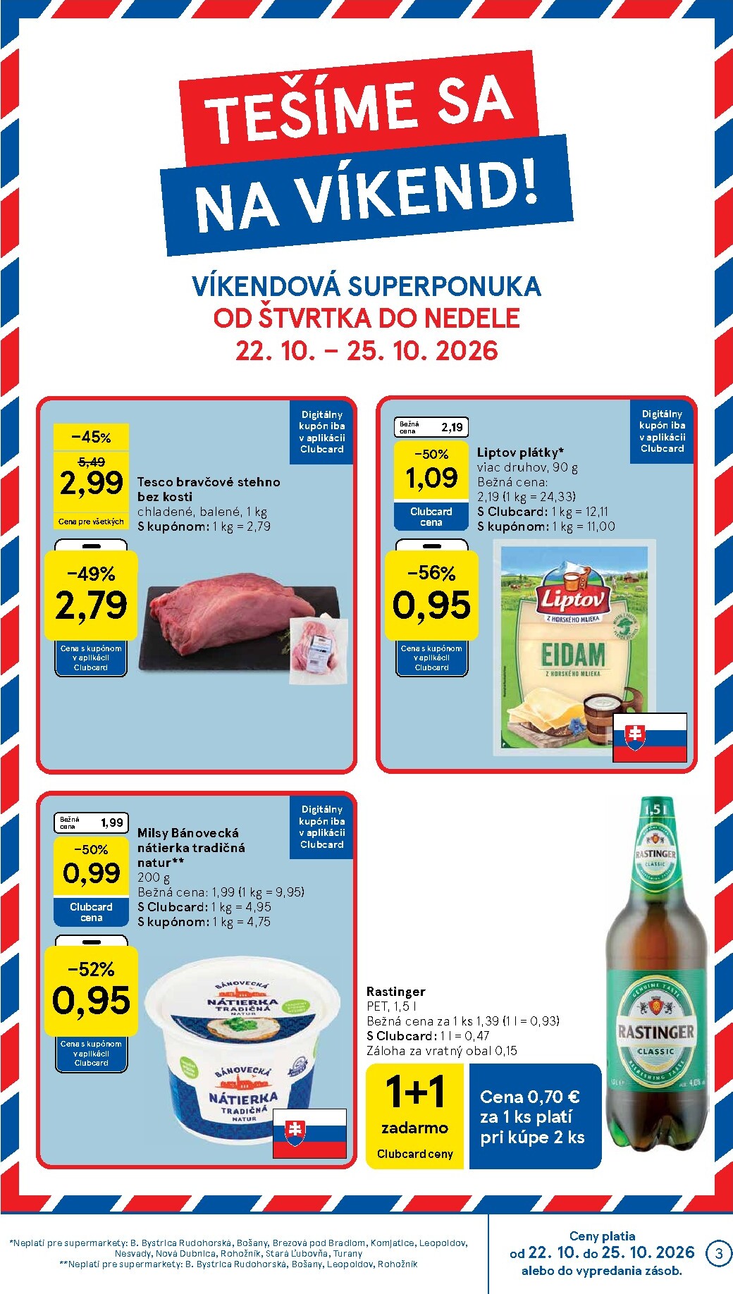 tesco - Nový Tesco supermarket leták od stredy, 21.10.2026 do utorka, 27.10.2026 - page: 3