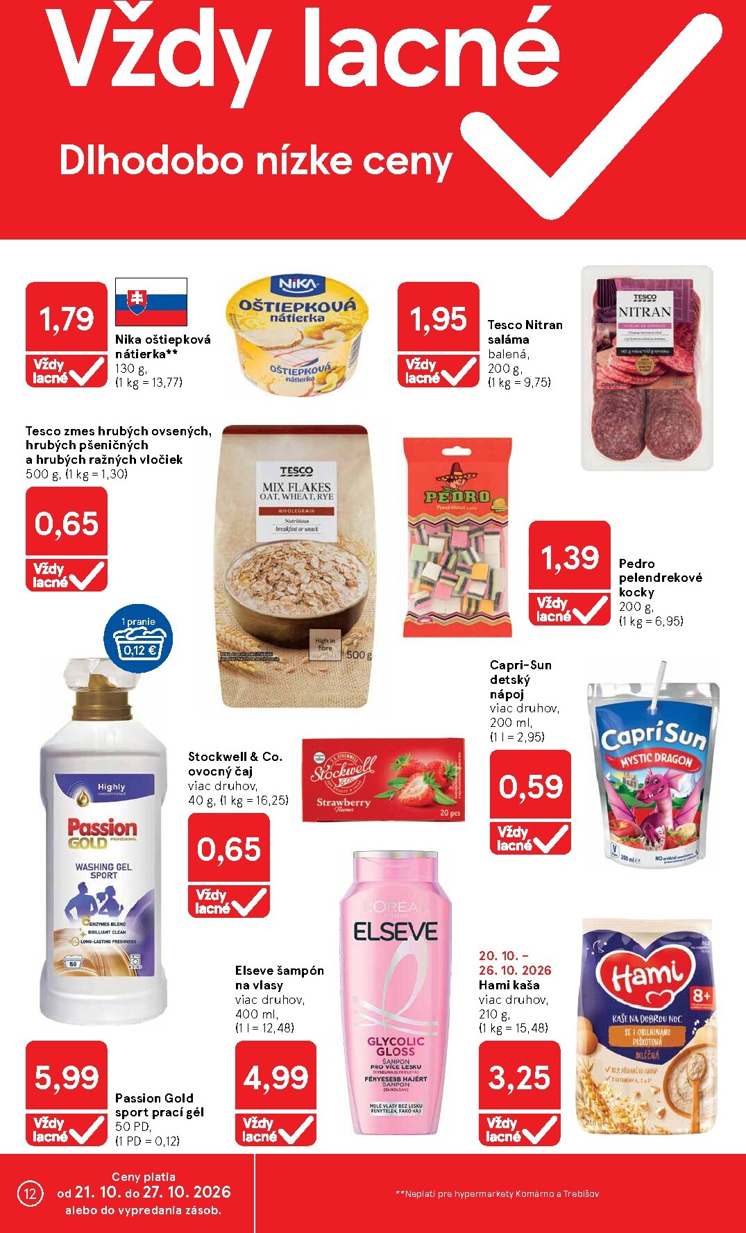 tesco - Nový Tesco leták od stredy, 21.10.2026 do utorka, 27.10.2026 - page: 12